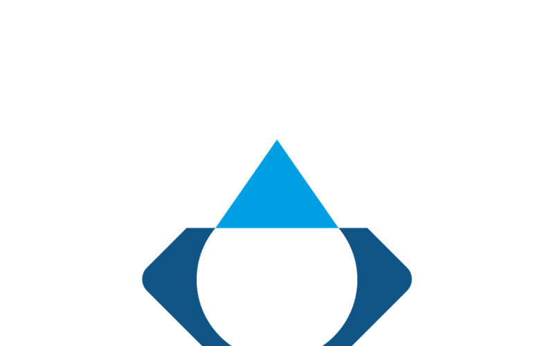Modèle vectoriel de conception de logo de purification d'eau