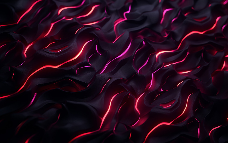 Parede escura do deserto com design de fundo de ação neon