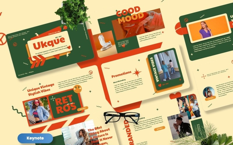 Ukque - Modello Keynote del marchio vintage