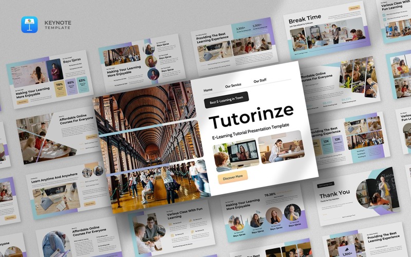 E-learning Keynote sablon