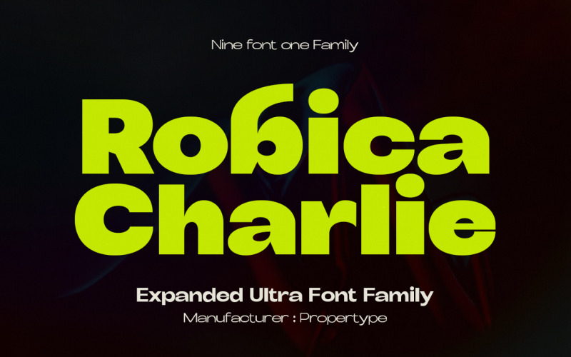 Robica Charlie betűtípus kijelző