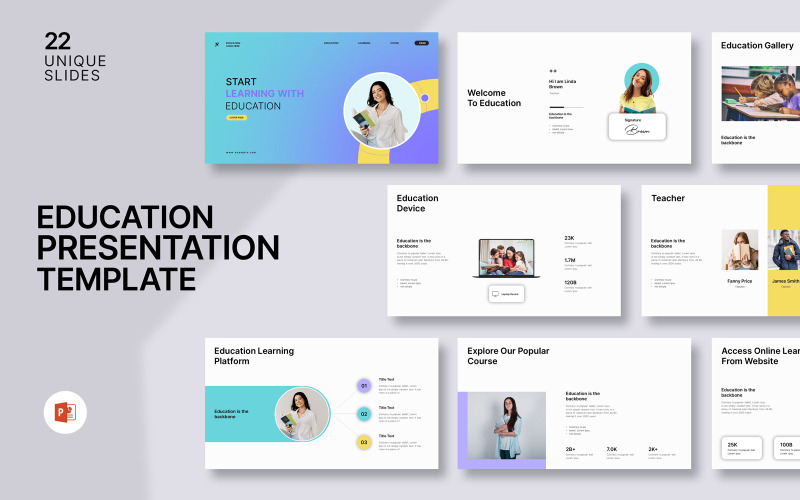 Обучение Образование Шаблоны презентаций PowerPoint