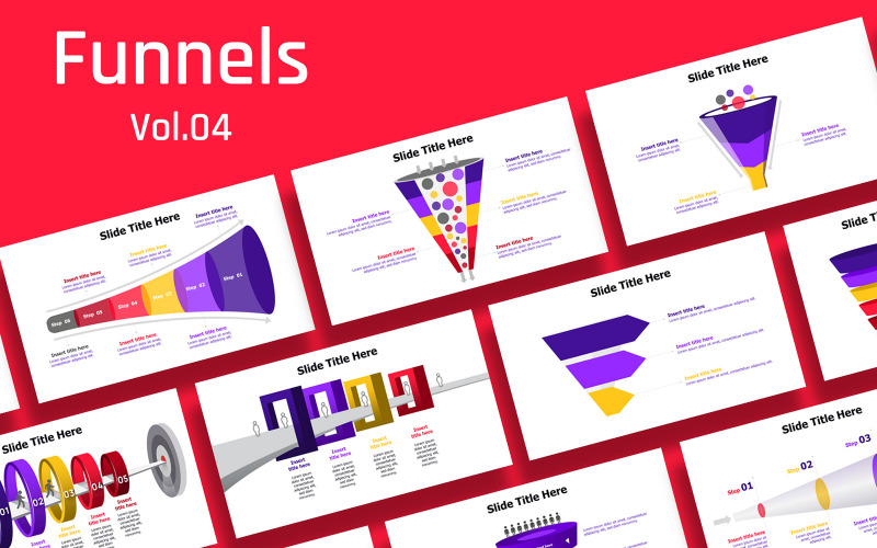 Funnel Business Infografik Sofort einsatzbereit