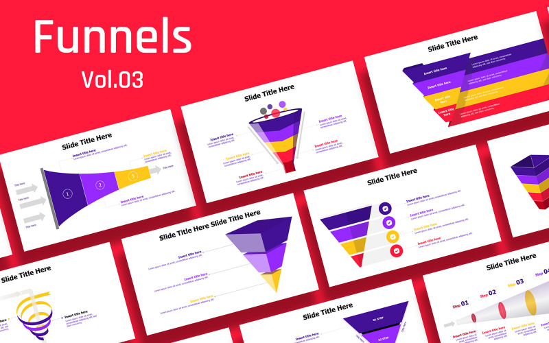 Funnel Infographic Klar att använda