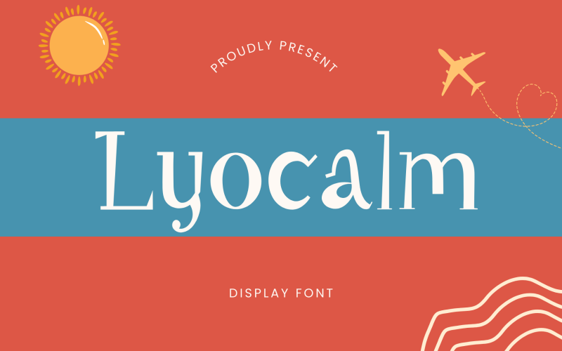 Lyocalm - Csodálatos kijelző betűtípus