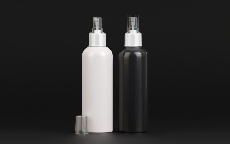 Modelo 3d de frasco de spray para cosméticos