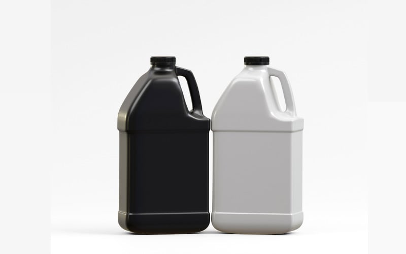 Plast Gallon behållare 3D-modell