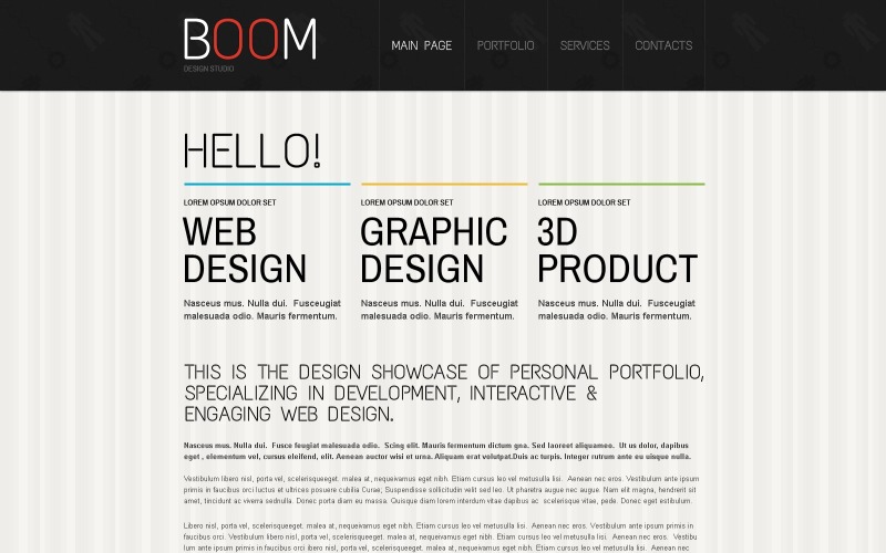 Creative Design Studio Drupal模板 #43369