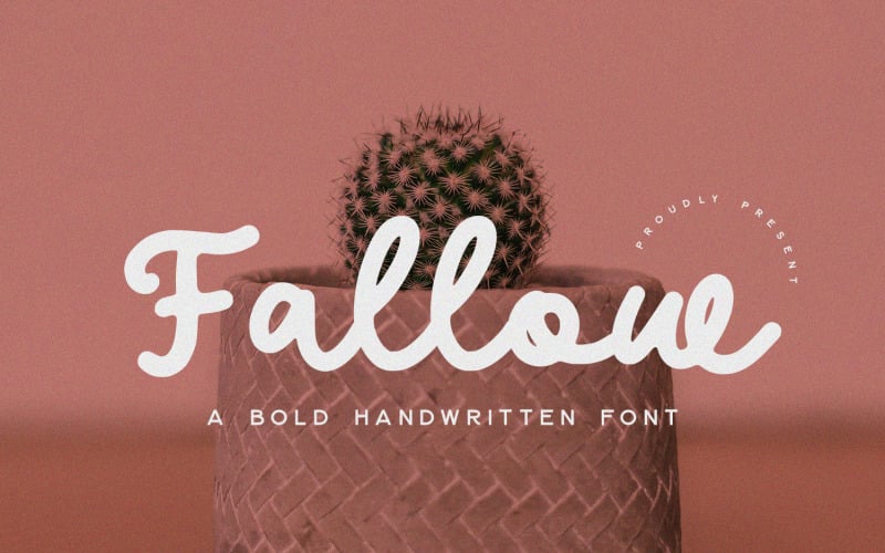 Fallow - Fuente manuscrita en negrita