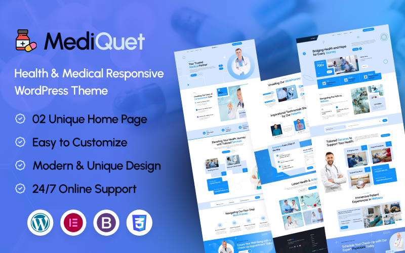 Health & Medical Responsive WordPress Theme