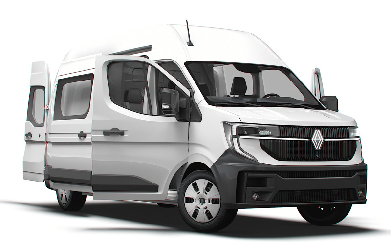 Renault Master L3H3 CrewCab Van HQ Интерьер 2024 г.