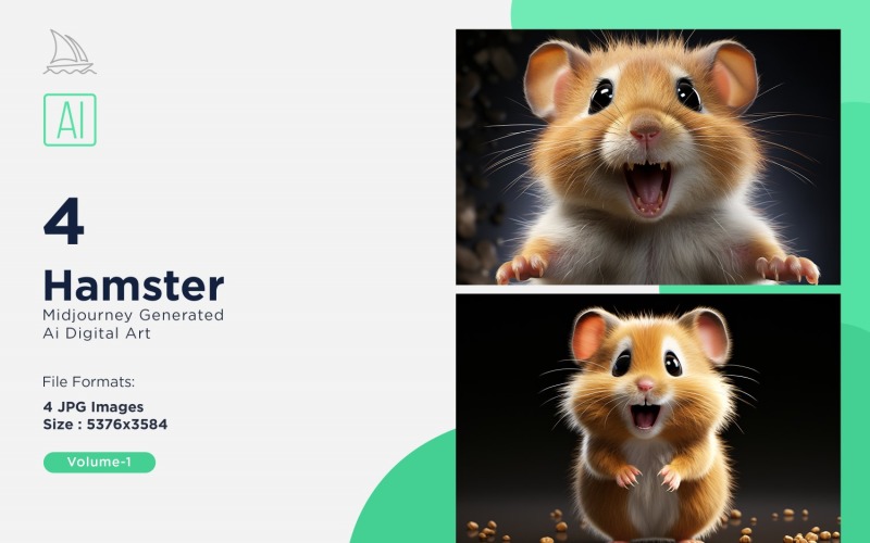Tête d'animal drôle de hamster furtivement sur fond blanc
