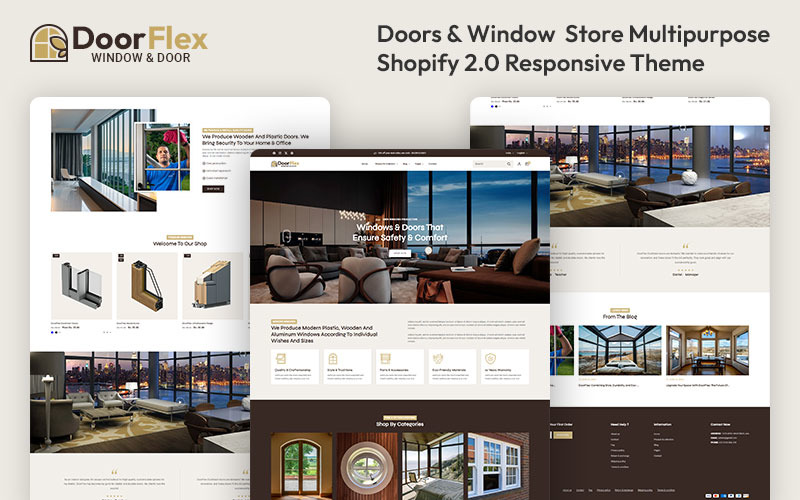 Doorflex - Tienda de servicios de limpieza de puertas y ventanas Tema multiusos Shopify 2.0