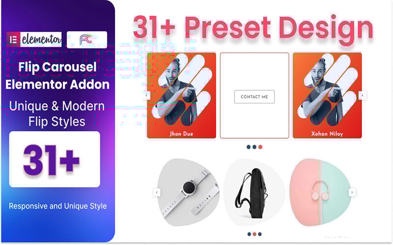 Elementor 的 Flip Carousel WordPress 插件