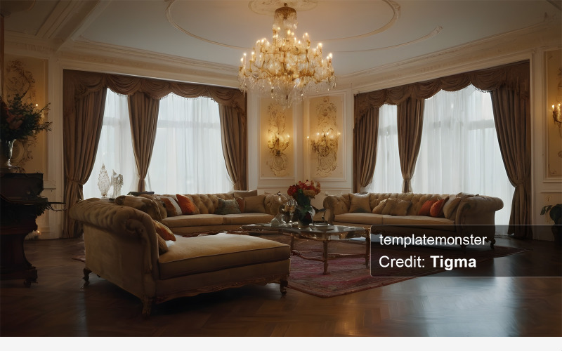 Rust in stijl: klassieke elegantie in de woonkamer