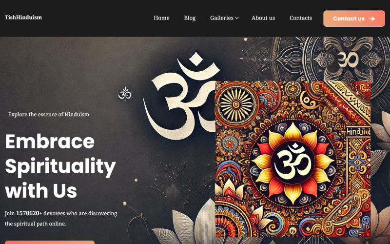 TishHinduism - 印度教 WordPress 主题