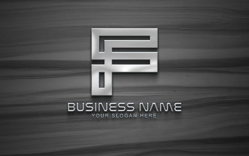 NOVO Design de logotipo profissional com letra F - Identidade da marca