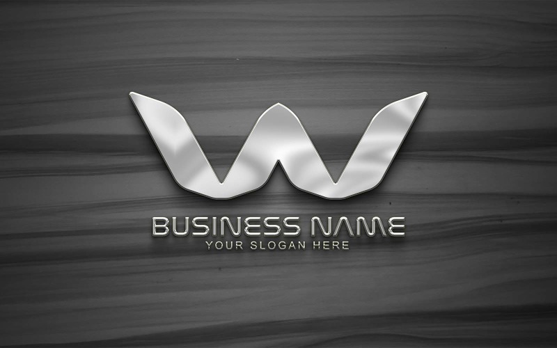 NUOVO design professionale del logo W Letter - Identità del marchio 2