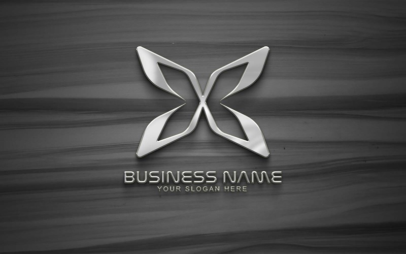 Professional X letter Logo Design - tech- Brand Identity
