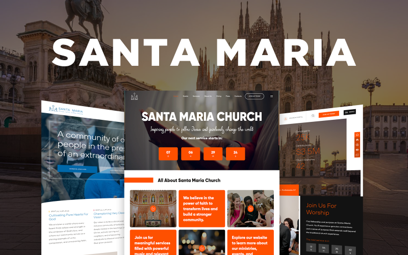 SantaMaria Kirche WordPress Theme