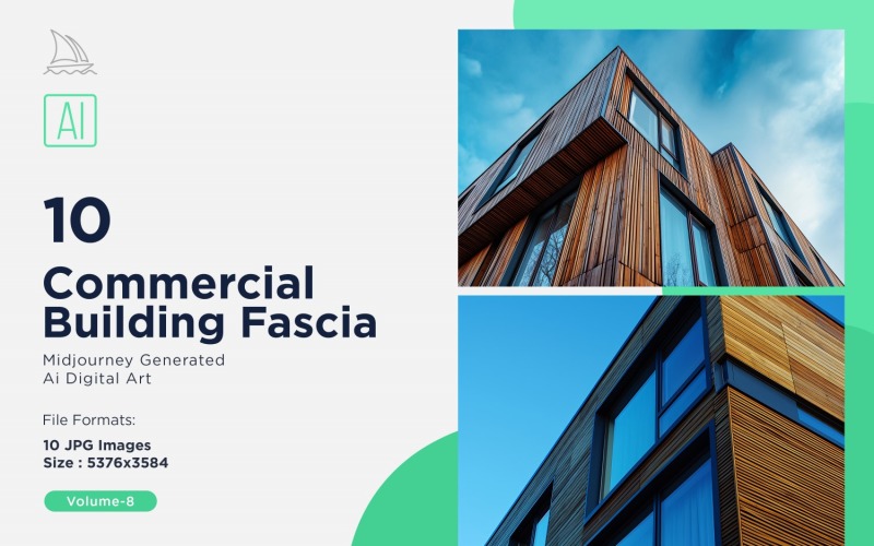 Señalización del logotipo de la fascia del edificio comercial 10 Set Vol - 8