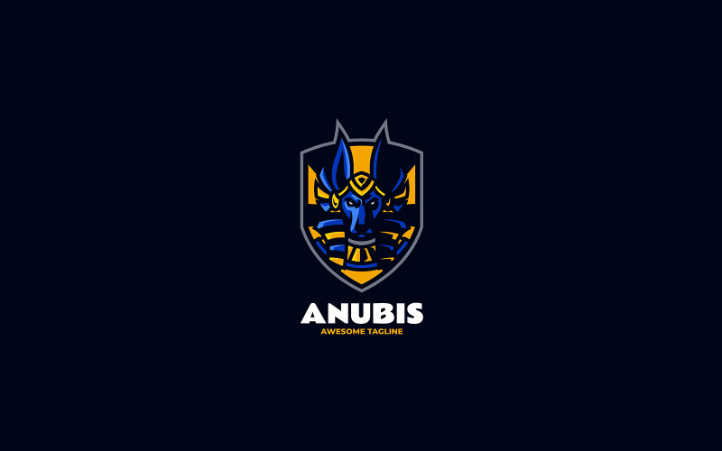 Anubis E- Sport і спортивний логотип 4