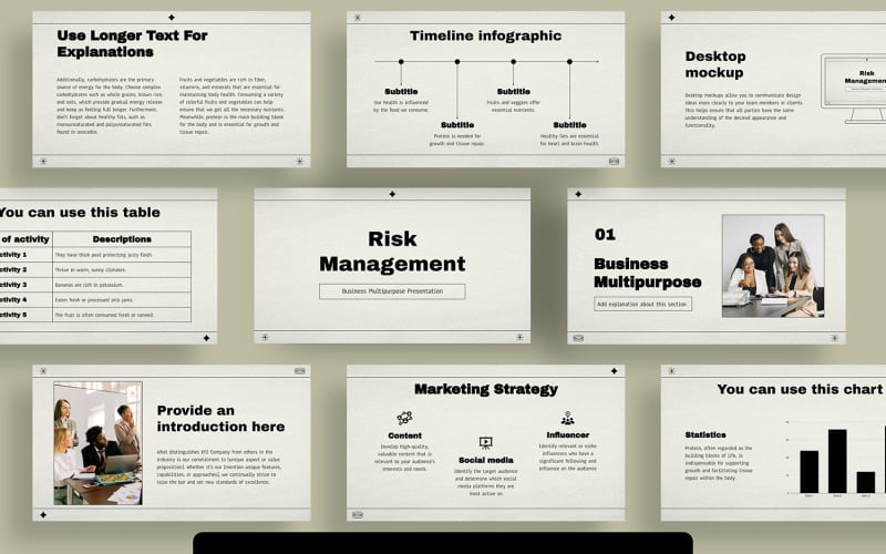 Risikomanagement – Mehrzweck-PowerPoint