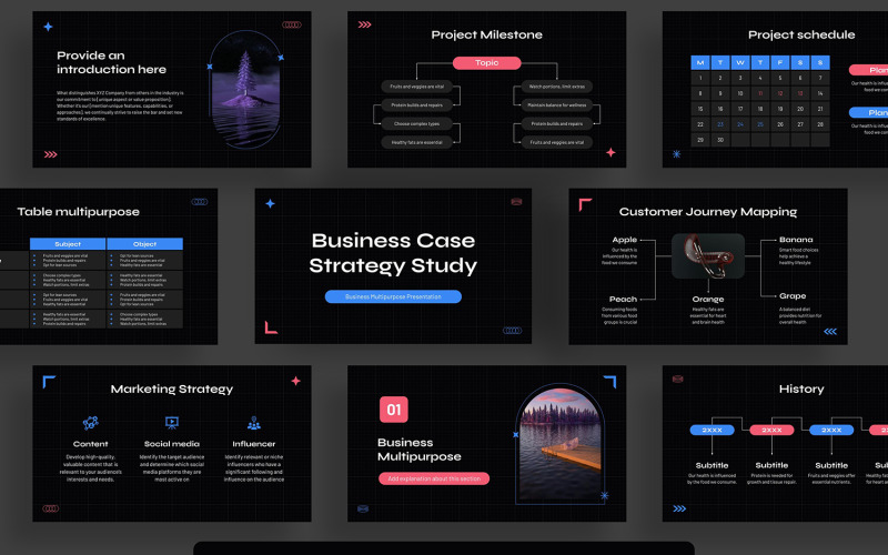 Business case strategiestudie PowerPoint