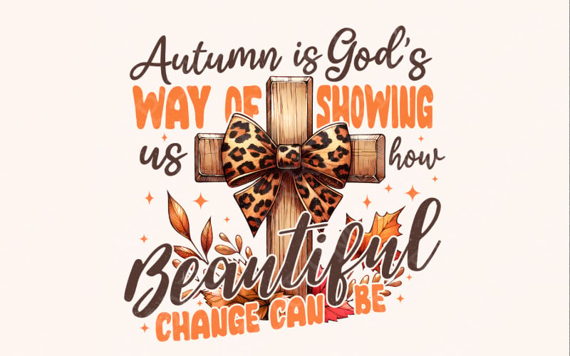 Png di Dio autunnale, Png autunnale, Png cristiano autunnale, Png carino per magliette grafiche, Png con disegni di camicie autunnali