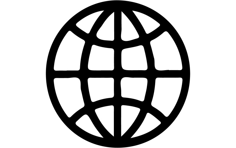 Vector de iconos de tierra con fondo blanco
