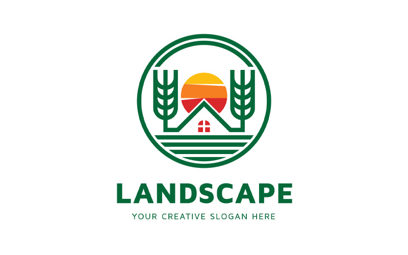 Buğday Evi Logo Tasarım Şablonu