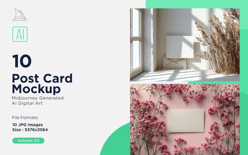 Mockup di cartolina postale 10_Set V-20