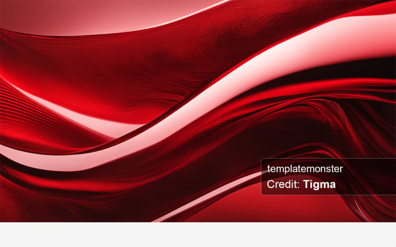 Fluid Red Artistry för digitala dukar