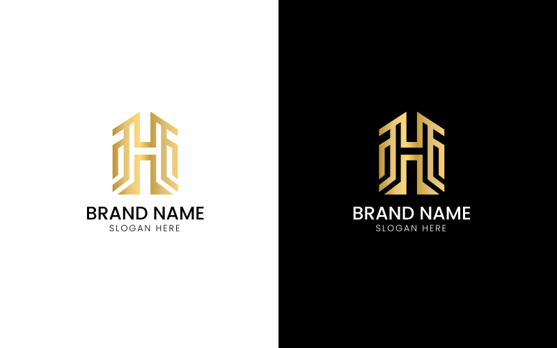 Letter H luxe bedrijfslogo-08-232