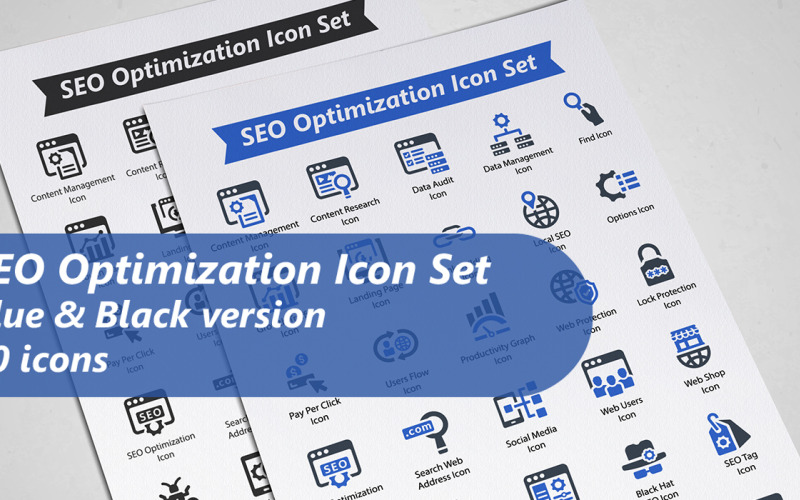 Seo Optimizasyon Simge Seti