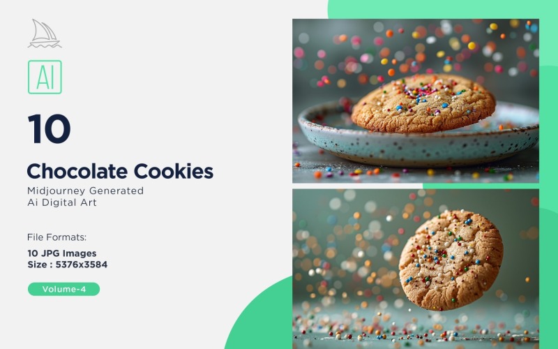 Chocolate Chips Cookies 10 Set 04