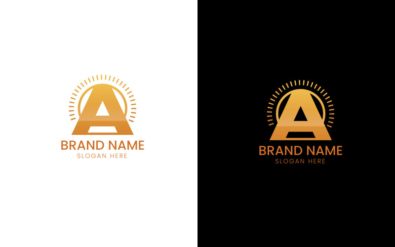 教育字母 A 徽标-08-240