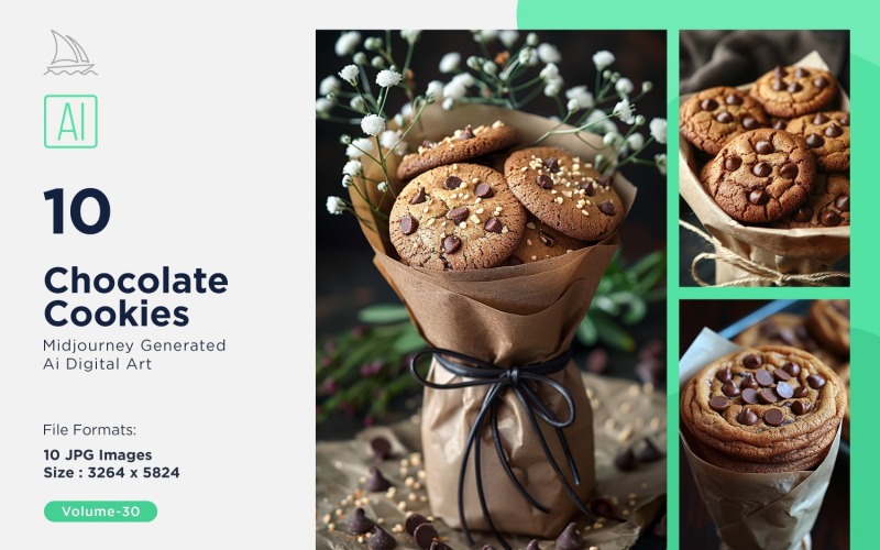 Chocoladekoekjes 10 Set 30
