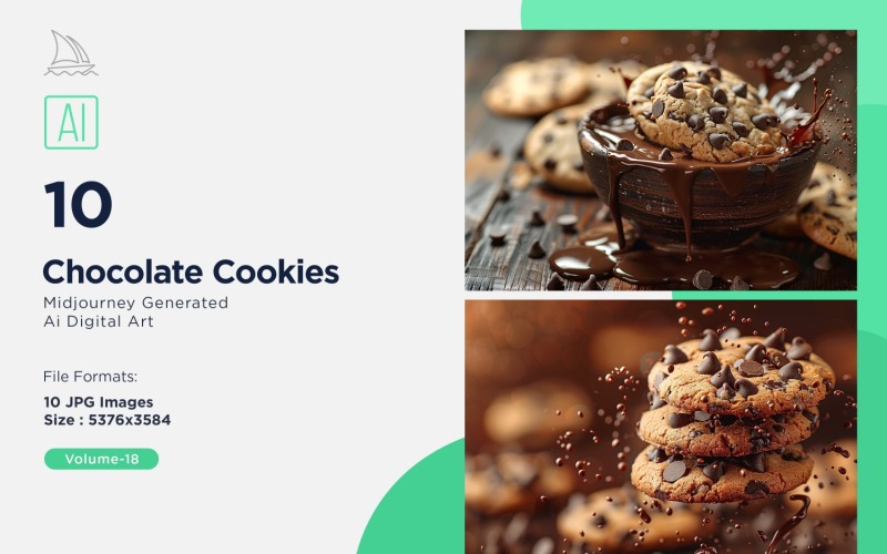 Chocolate Chips Cookies 10 Set 18