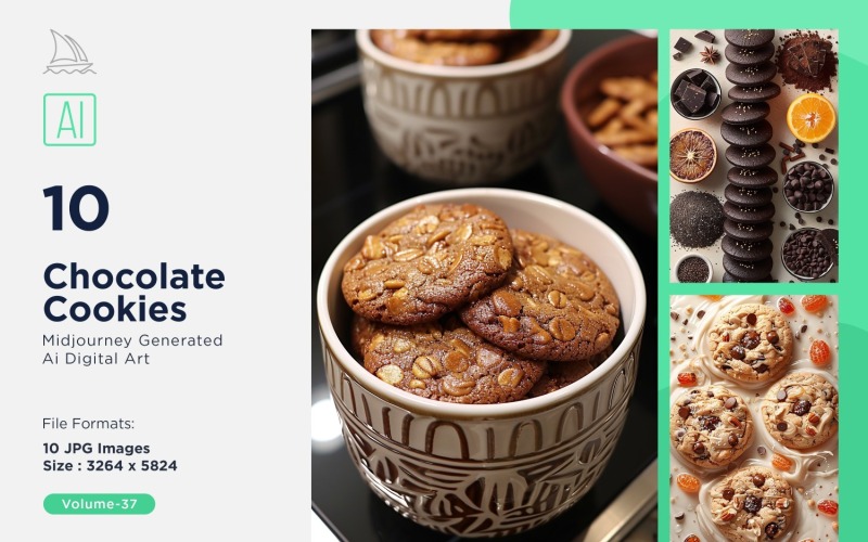 Çikolatalı Kurabiye 10'lu Takım 37