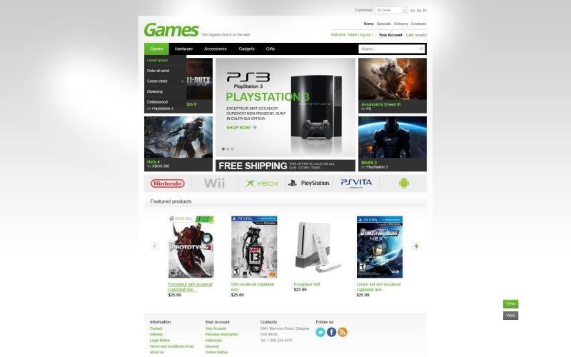 Games for Kids & Adults PrestaShop Theme