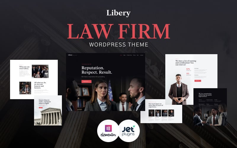 Justly Lawyer and Attorney WordPress Theme