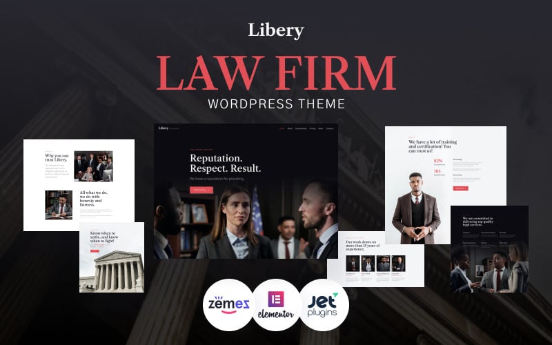 Libery - 律师网站法律服务及律师事务所 WordPress 主题