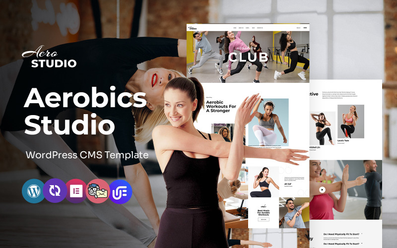 Aero Studio – Aerobik órák Többcélú WordPress Elementor téma
