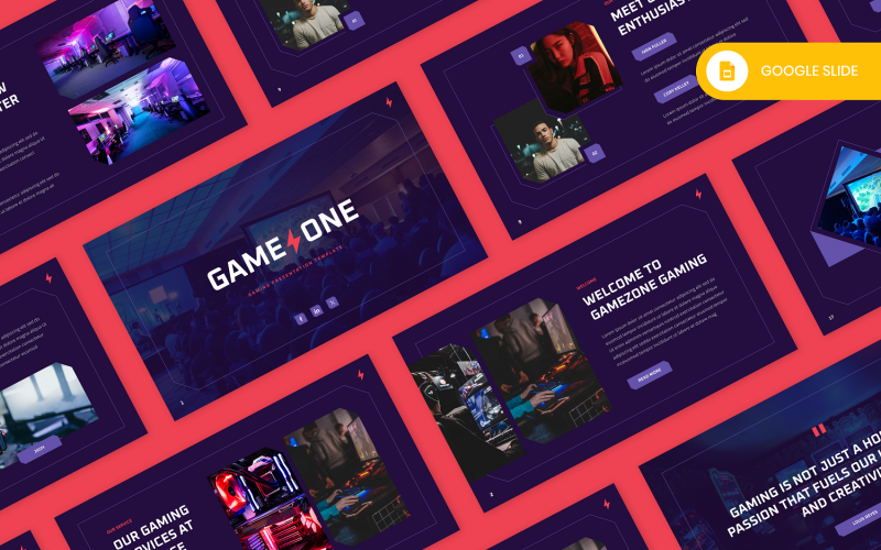Game One - Ігри та спорт Шаблон Google Slide