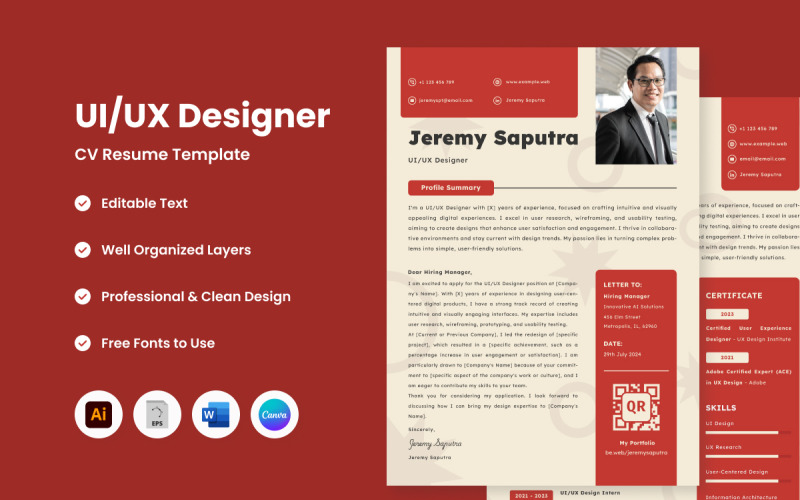 Creatief CV CV UI UX Designer V2