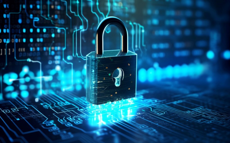Visualization of Digital Data Security 82 - TemplateMonster