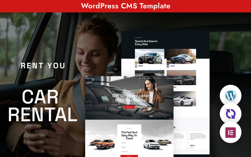 Rentyou - víceúčelové responzivní téma WordPress z půjčovny aut