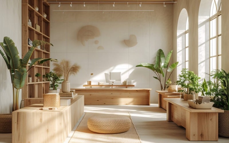 Photo inspiration: Picture Idea: Minimalist Scandinavian Interior Home Office 93