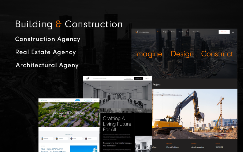 Builder Construction 建筑和房地产 WordPress 主题
